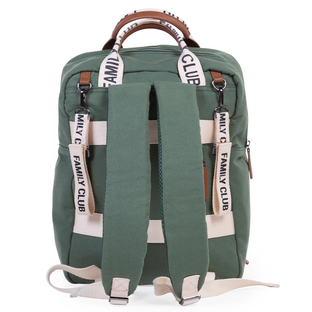 Childhome - Signature Canvas Family Club Backpack - Green