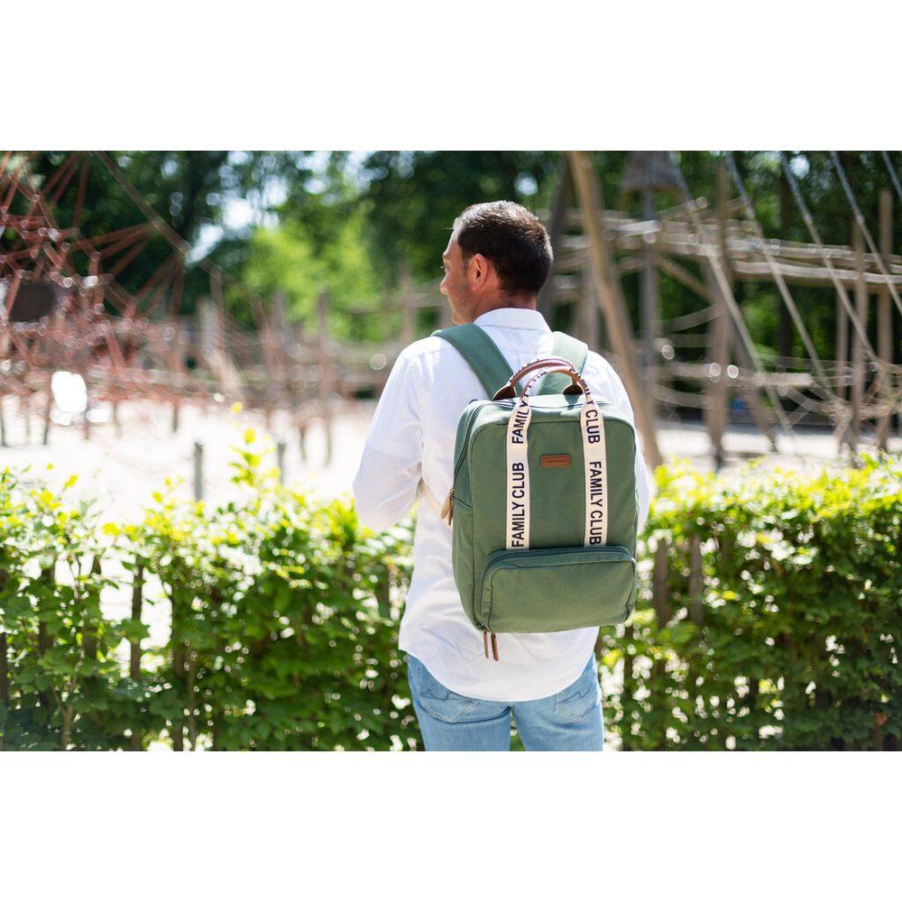 Childhome - Signature Canvas Family Club Backpack - Green