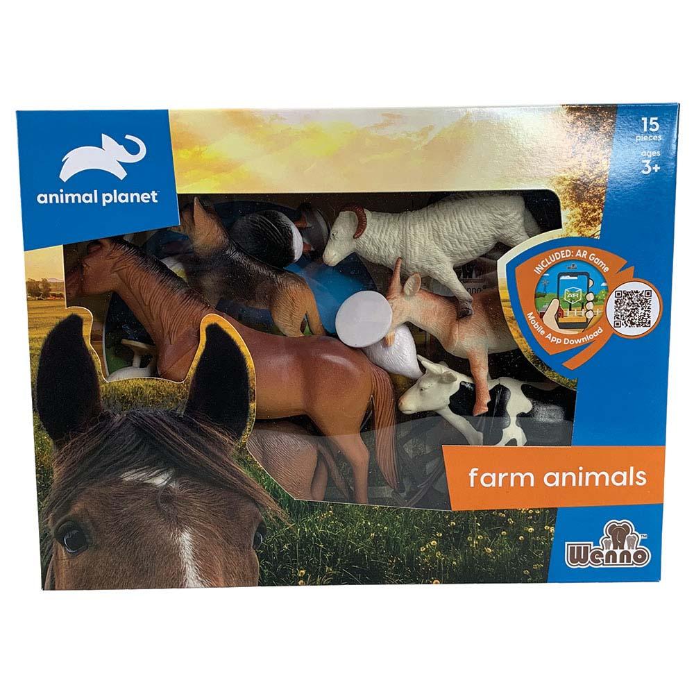 Wenno - Farm Animals Play Set - 15pcs