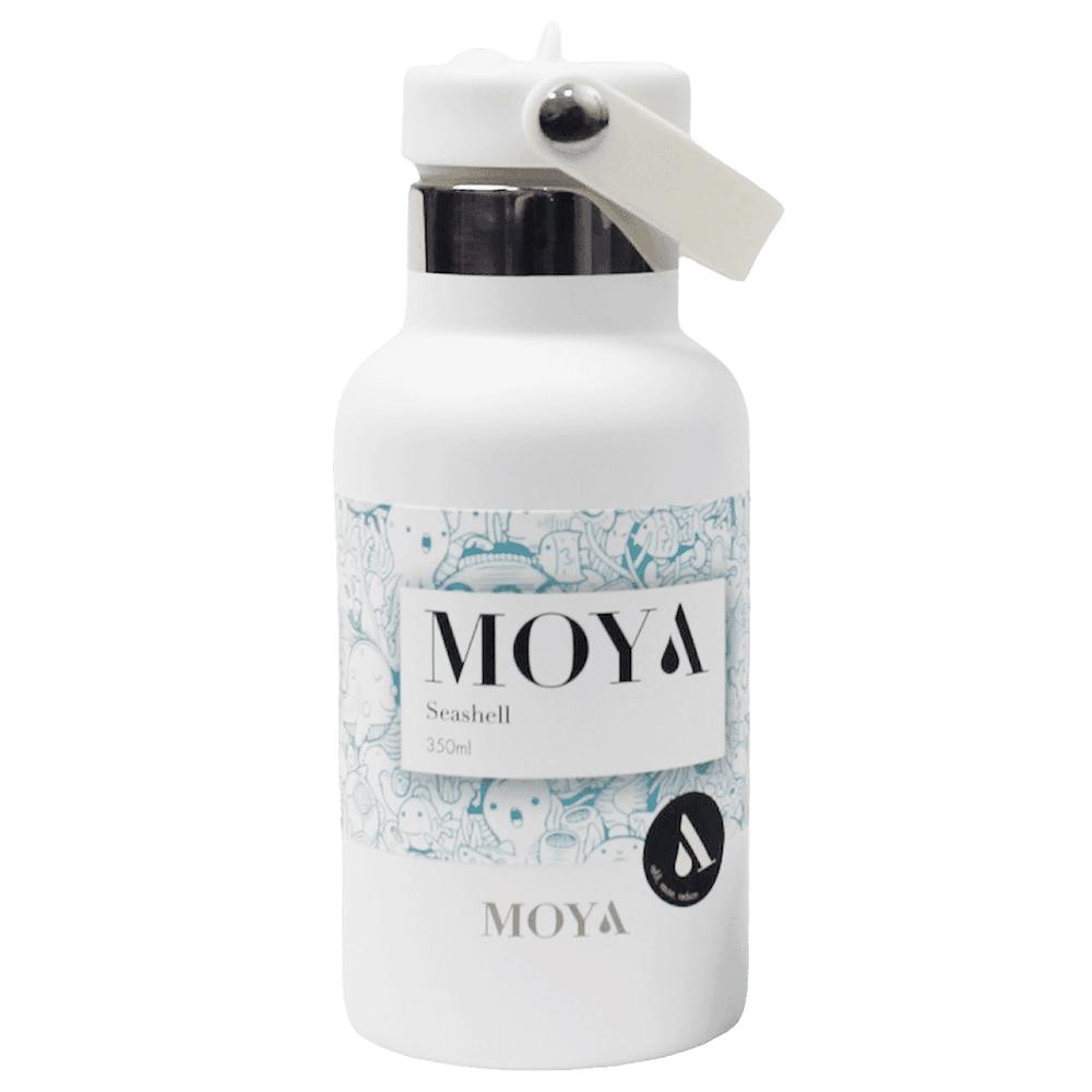 Moya - Seashell Insulated Sustainable Water Bottle - 350ml - White