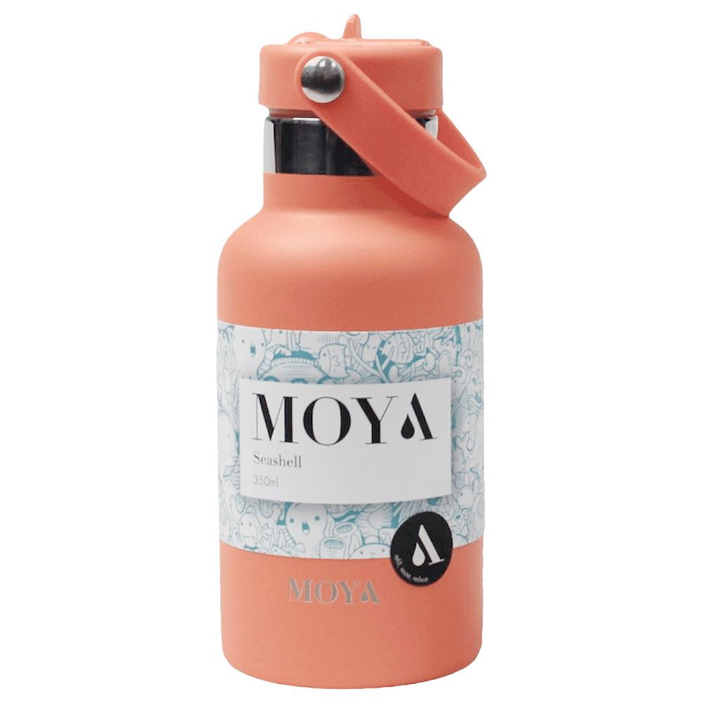 Moya - Seashell Insulated Sustainable Water Bottle - 350ml - Coral