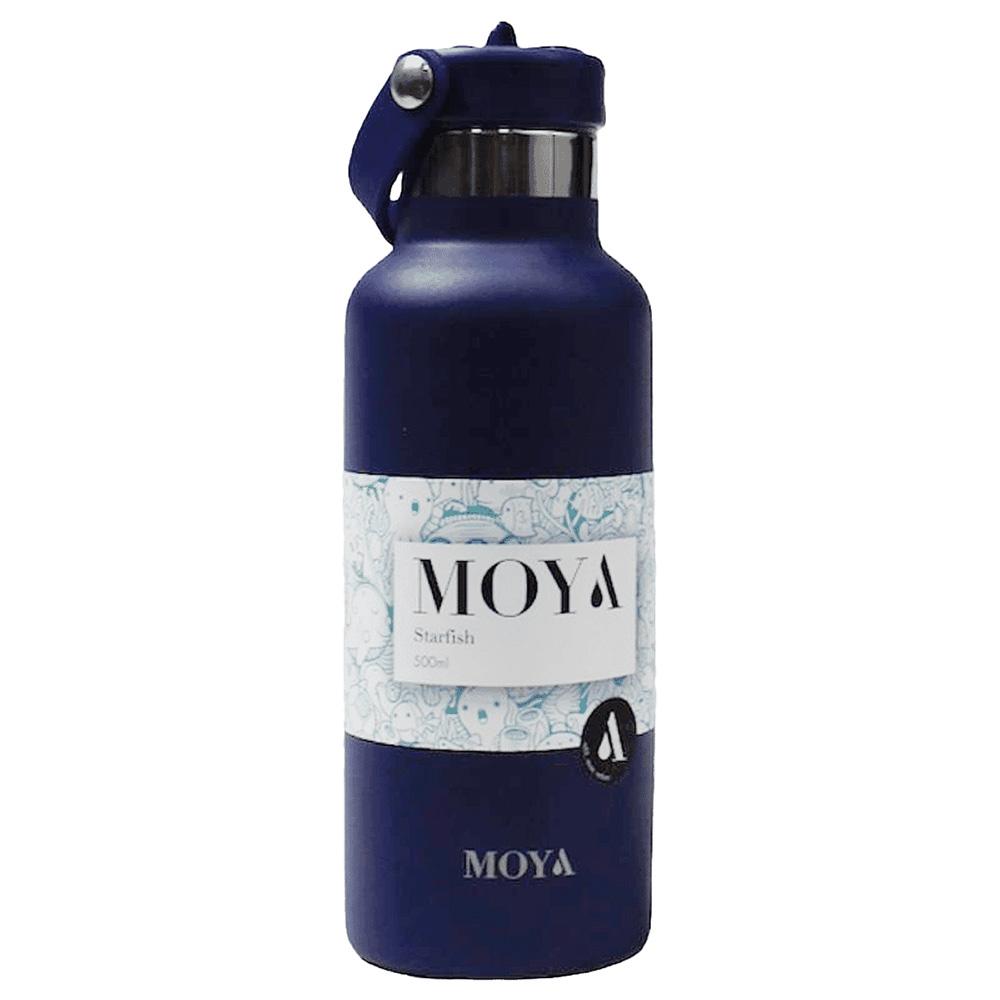 Moya - Starfish Insulated Sustainable Water Bottle - 500ml - Navy