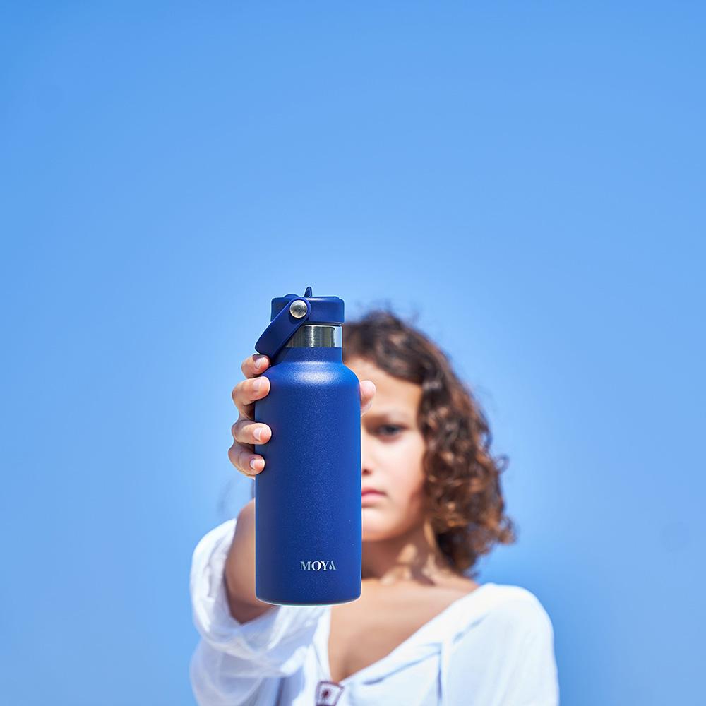 Moya - Starfish Insulated Sustainable Water Bottle - 500ml - Navy