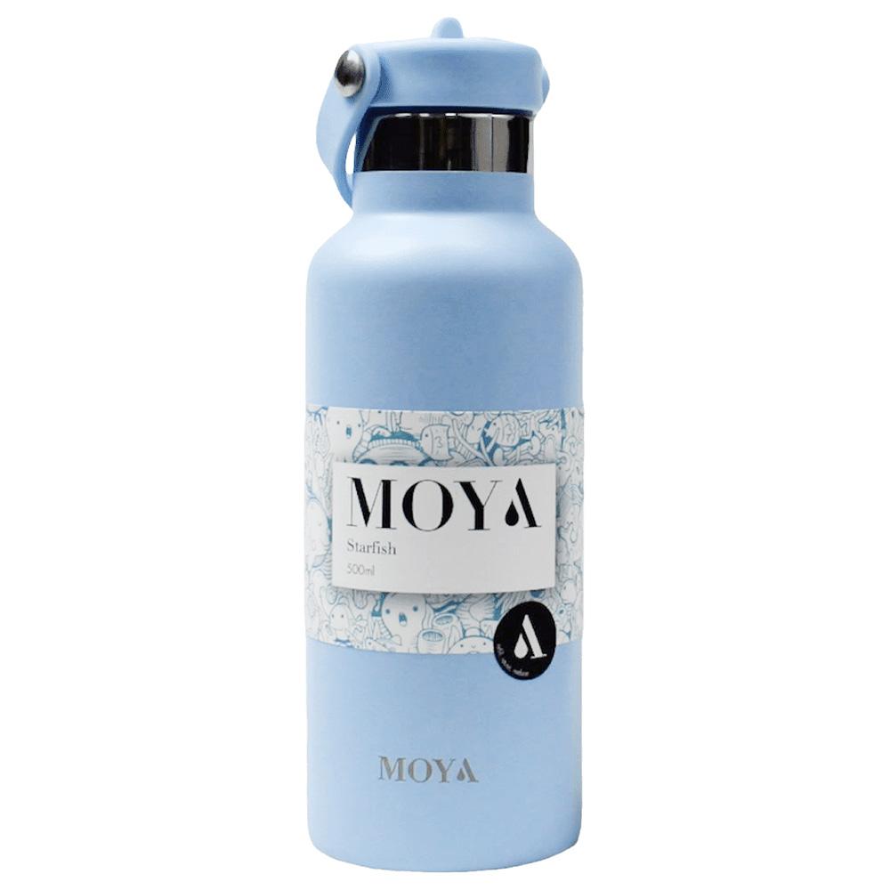 Moya - Starfish Insulated Sustainable Water Bottle - 500ml - Powder Blue