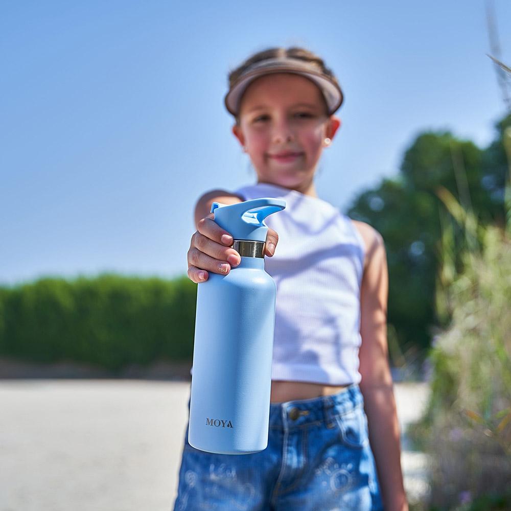 Moya - Starfish Insulated Sustainable Water Bottle - 500ml - Powder Blue