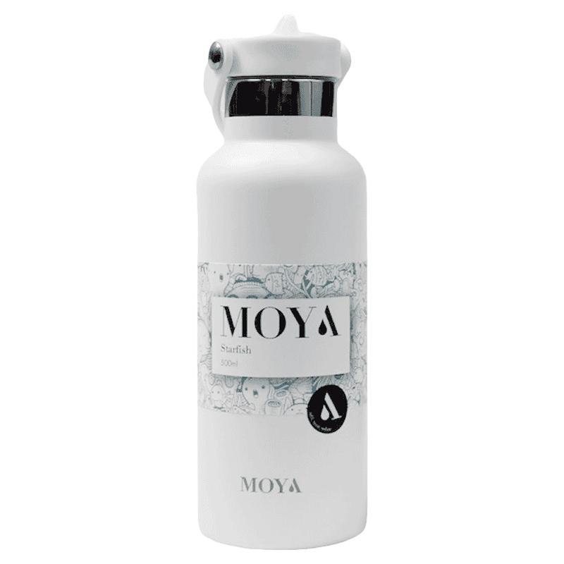 Moya - Starfish Insulated Sustainable Water Bottle - 500ml - White