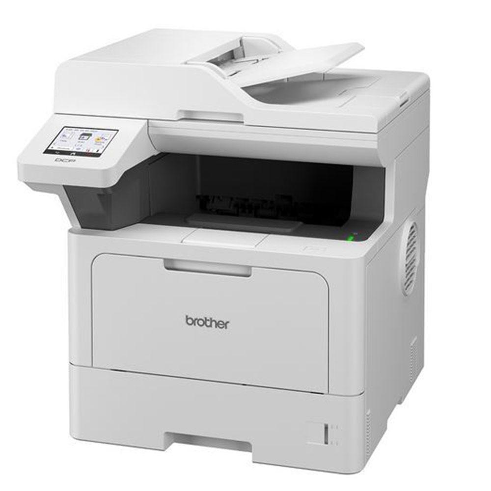 Brother - DCP-L5510DW Mono Laser Printer - White