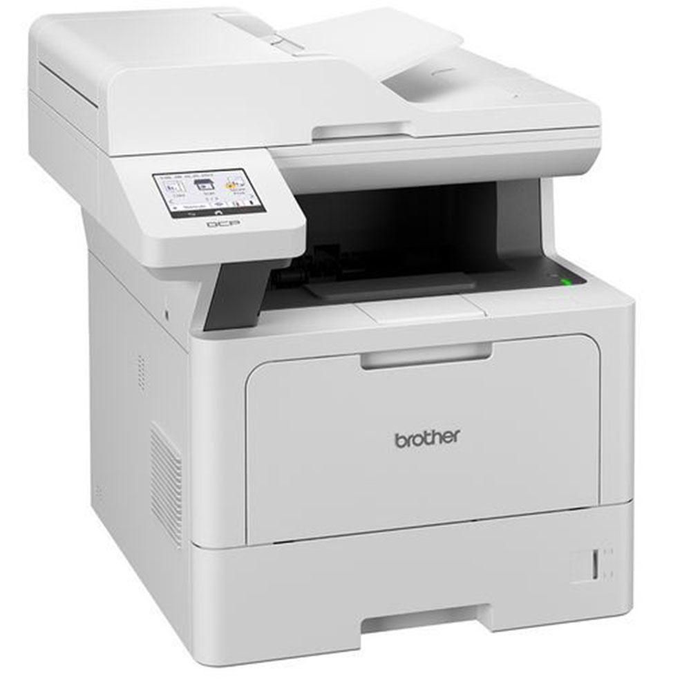 Brother - DCP-L5510DW Mono Laser Printer - White