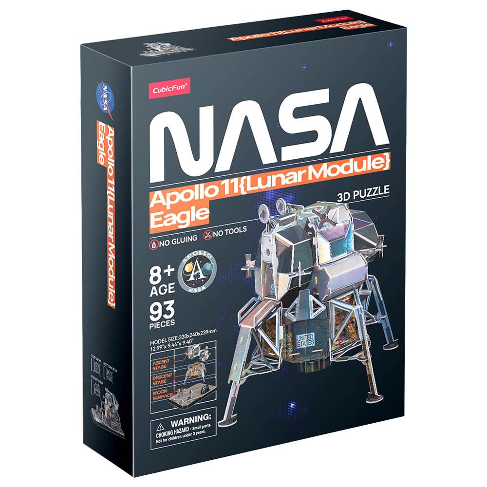 Cubicfun - 3D Puzzle Nasa Apollo 11 Lunar Module Eagle - 93pcs