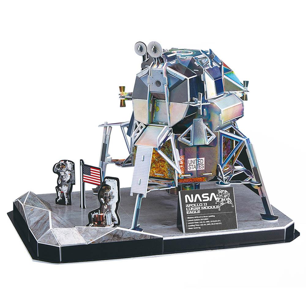 Cubicfun - 3D Puzzle Nasa Apollo 11 Lunar Module Eagle - 93pcs