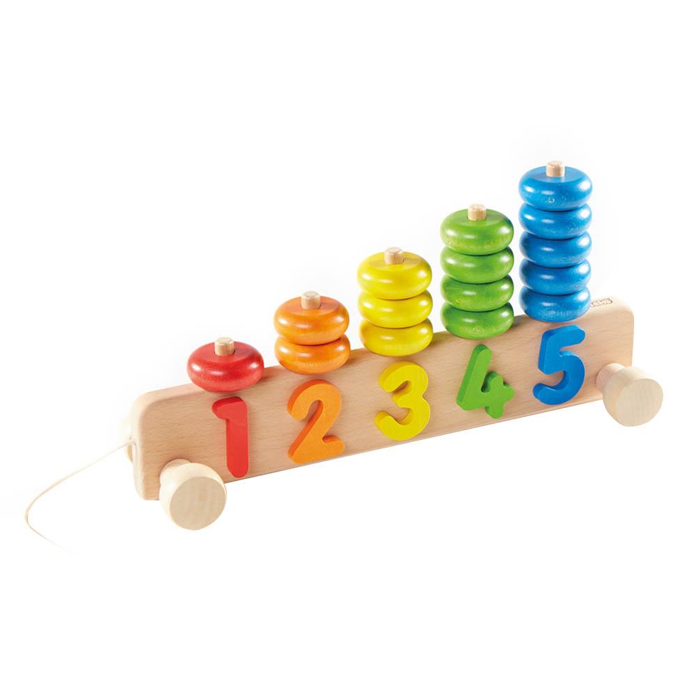 TTS - Wooden Counting Stacking Toy