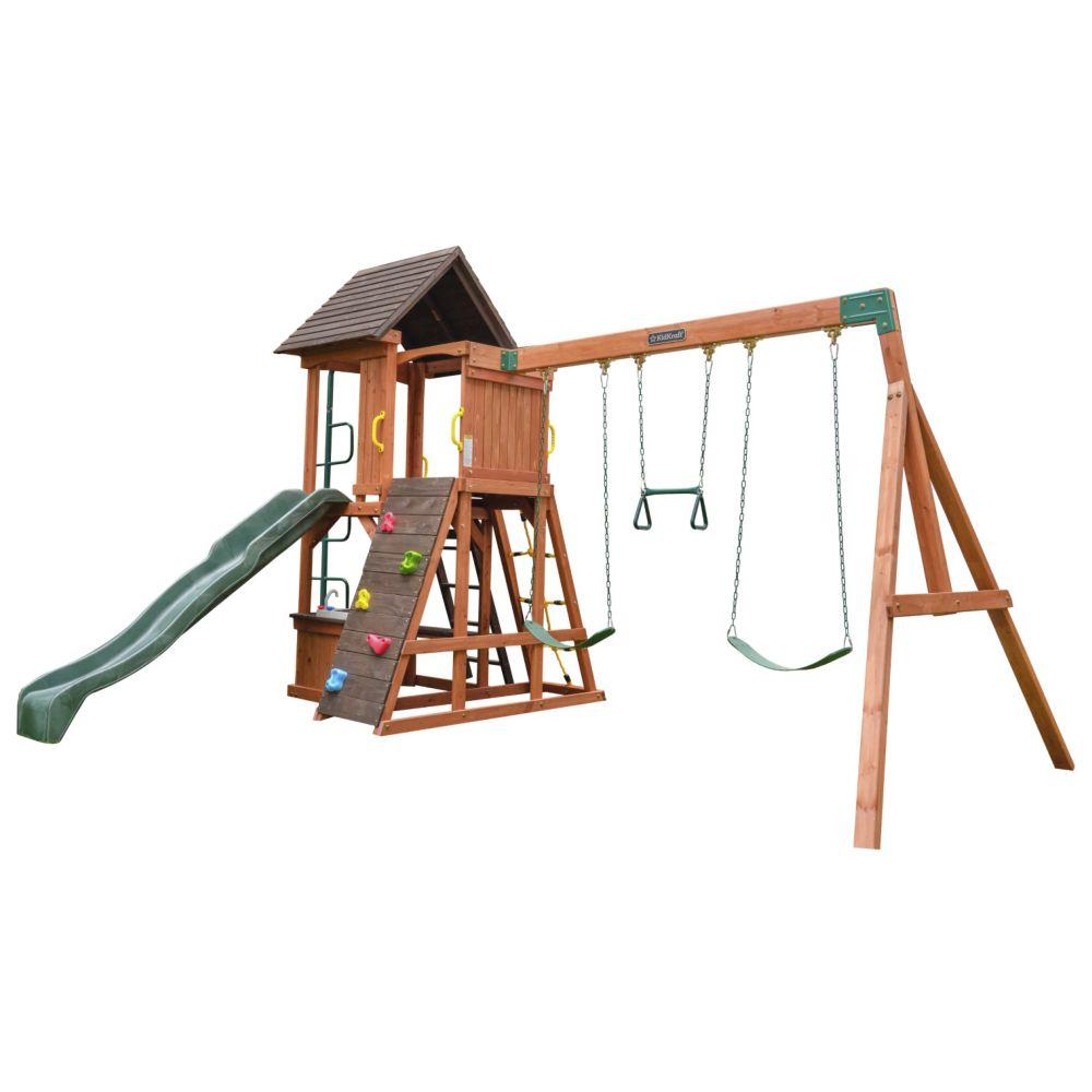 Kidkraft - Raptor Trail Wooden Swing Set