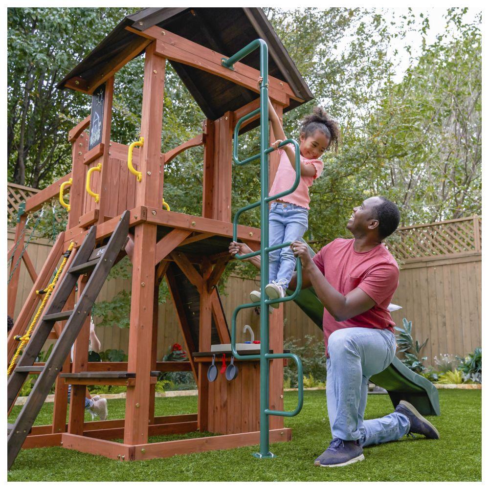 Kidkraft - Raptor Trail Wooden Swing Set