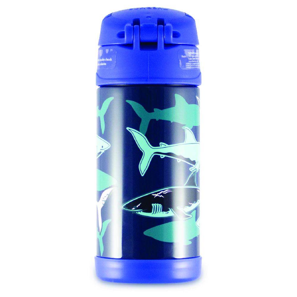 Thermos - Stainless Steel Vaccum Insulated Bottle - Sharks - 355 ml