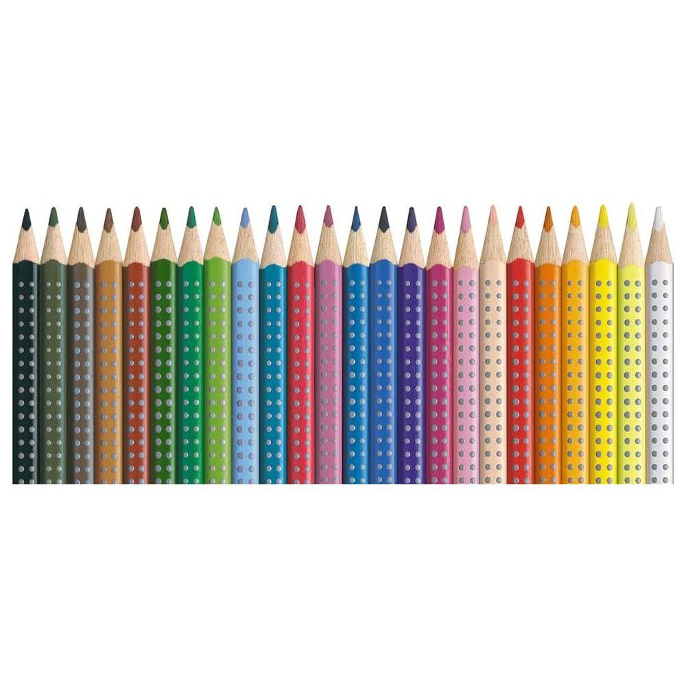 Faber-Castell - Colour Grip Water-Soluble Pencil - 24pcs