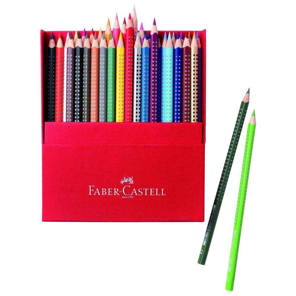 Faber-Castell - Colour Grip Water-Soluble Pencil - 36pcs