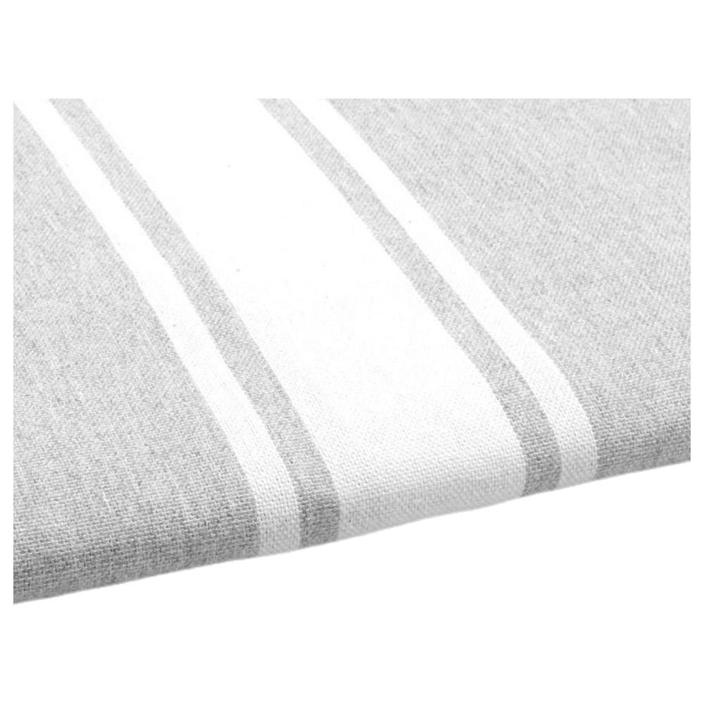 Hammam Corner - 100% Recycled Cotton Classic Beach Towel - Grey