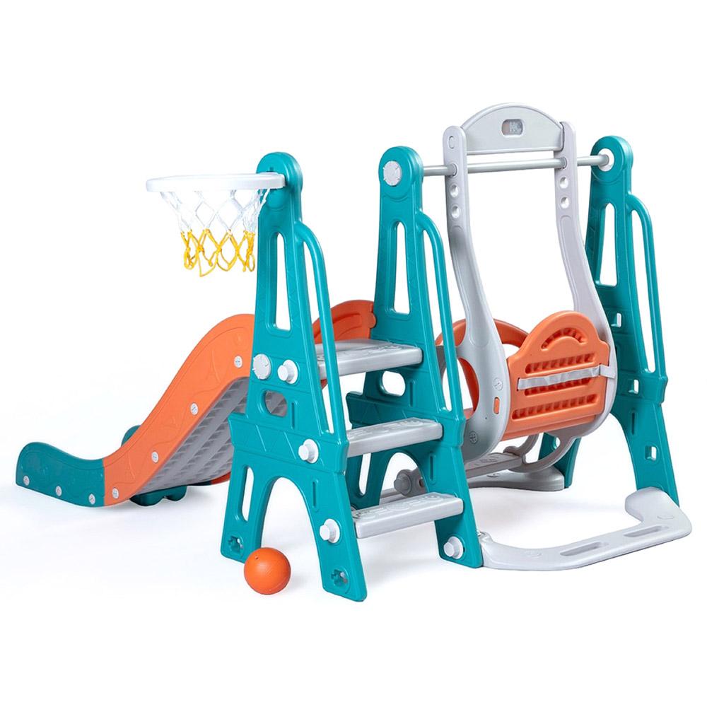 Home Canvas - 3-in-1 Toddler Climber And Swing Set - Large