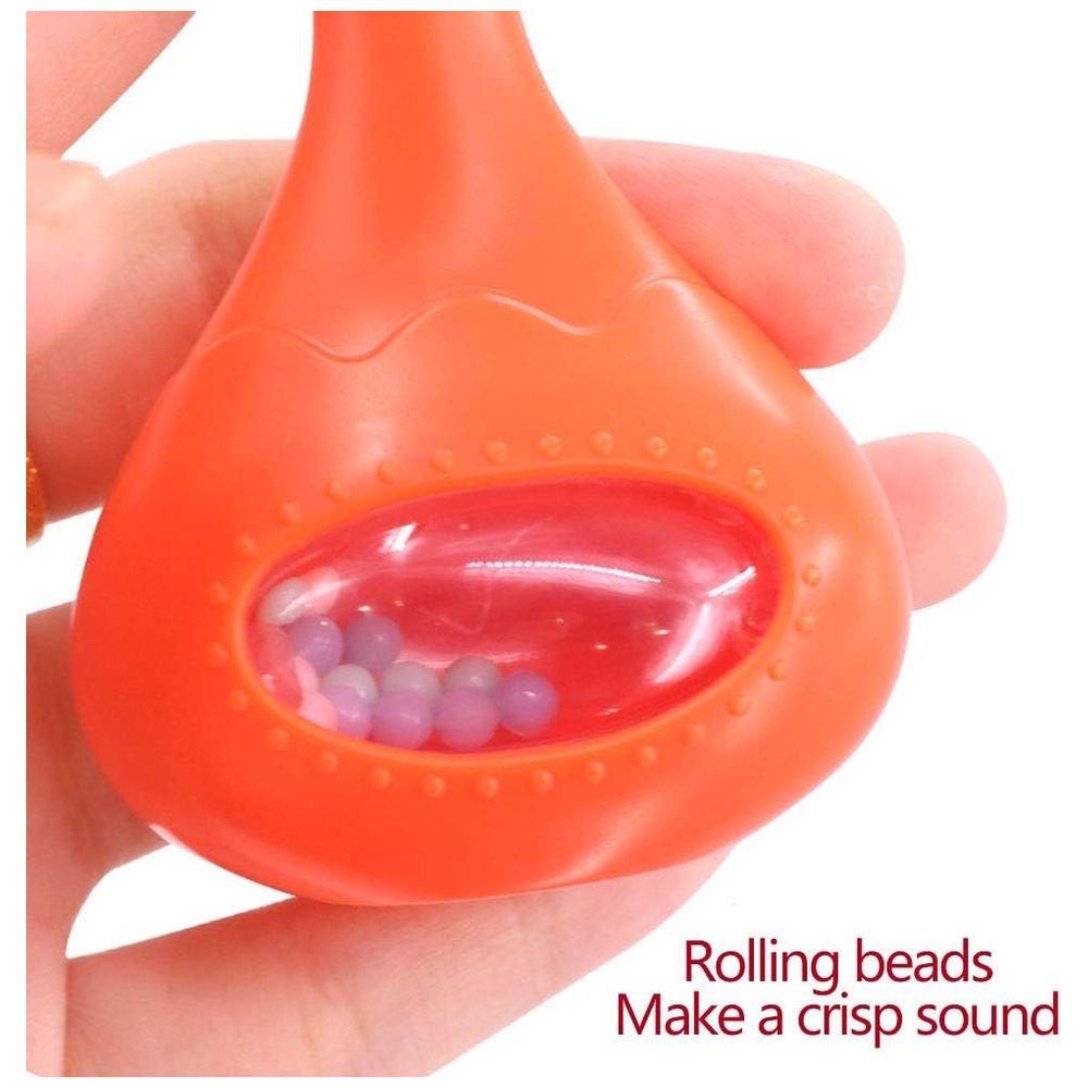 Huanger - Baby Fruit Teether w/ Rattle - Strawberry