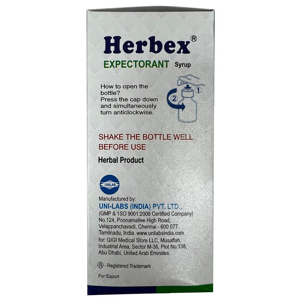 Unilab - Herbex Expectorant Syrup - 200 ml