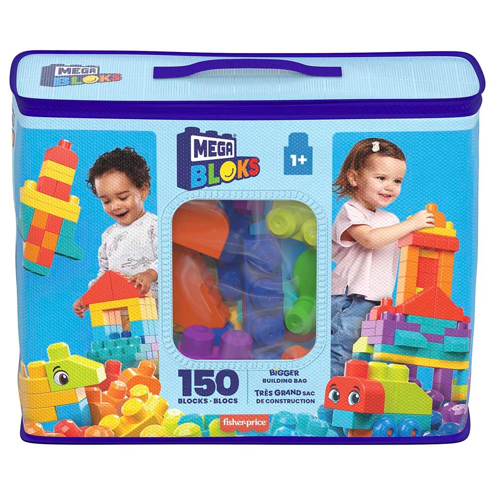 Mattel Games - Mega Bloks Bigger Building Bag - 150pcs