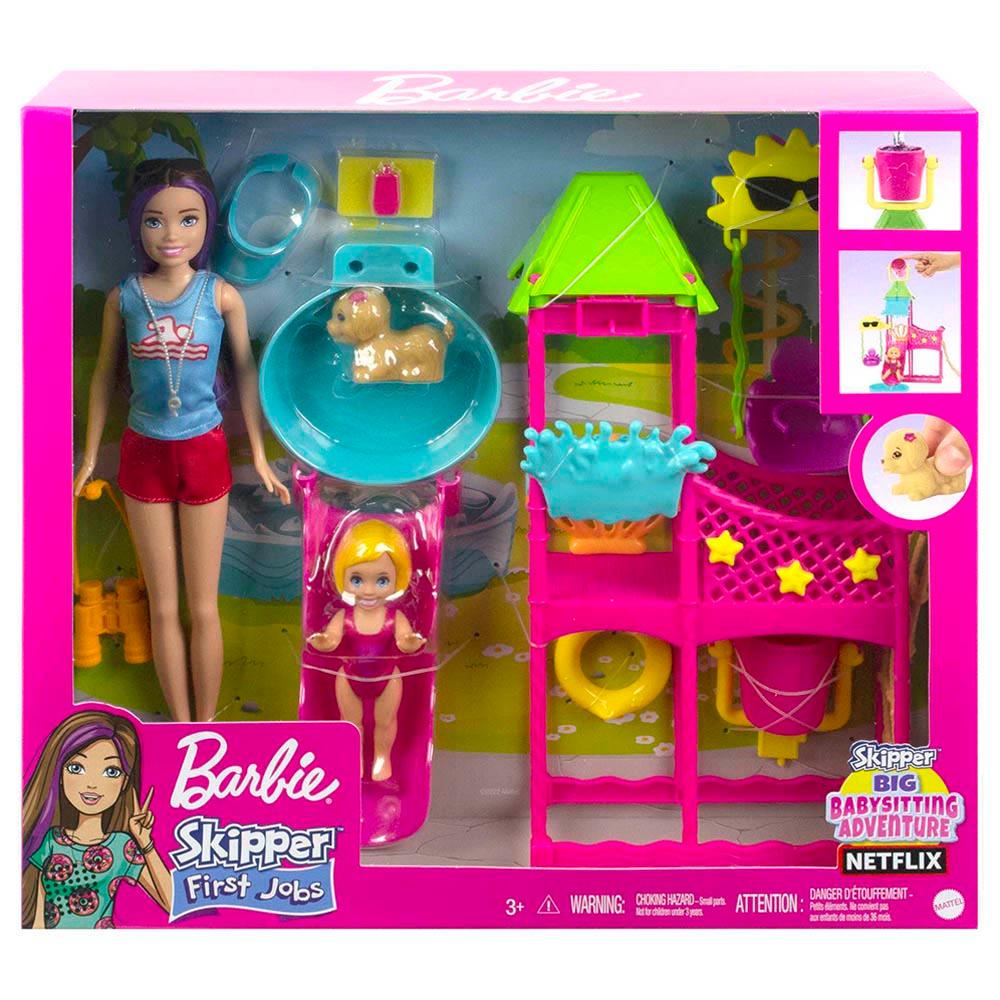 Mattel Games - Barbie Skipper First Jobs Waterpark Playset