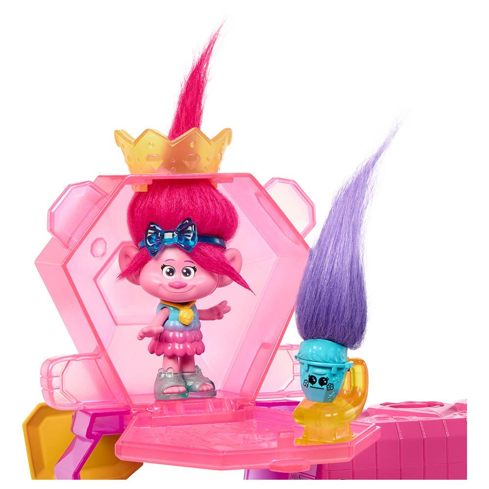 Mattel Games - Trolls Crystal Clubhouse Playset - 32pcs