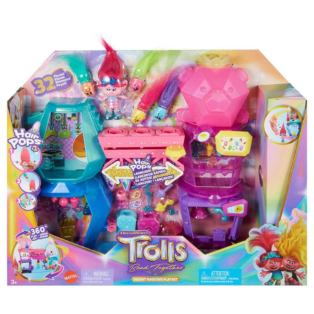 Mattel Games - Trolls Crystal Clubhouse Playset - 32pcs