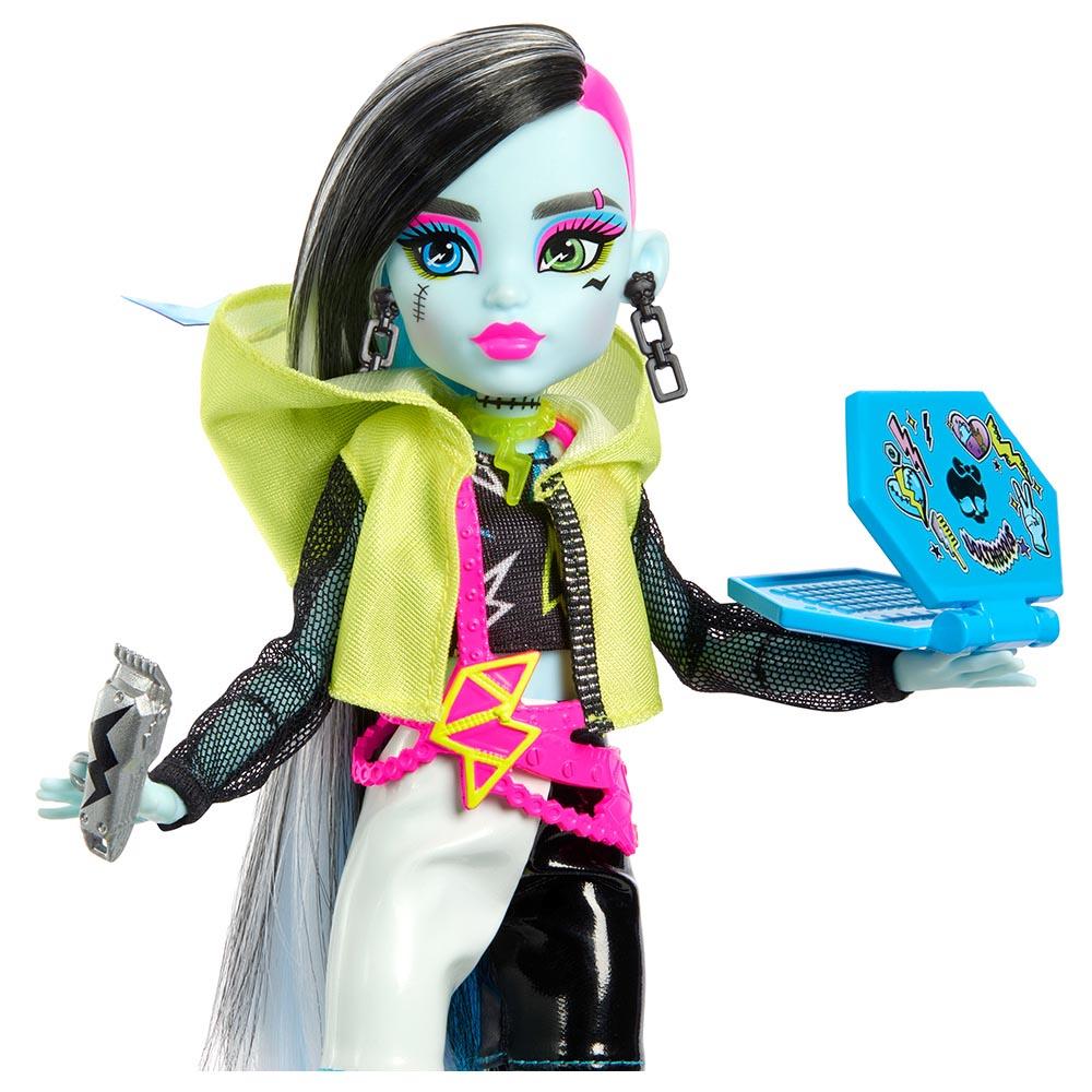 Monster High - Neon Frights Series Doll And Fashion Set - Frankie