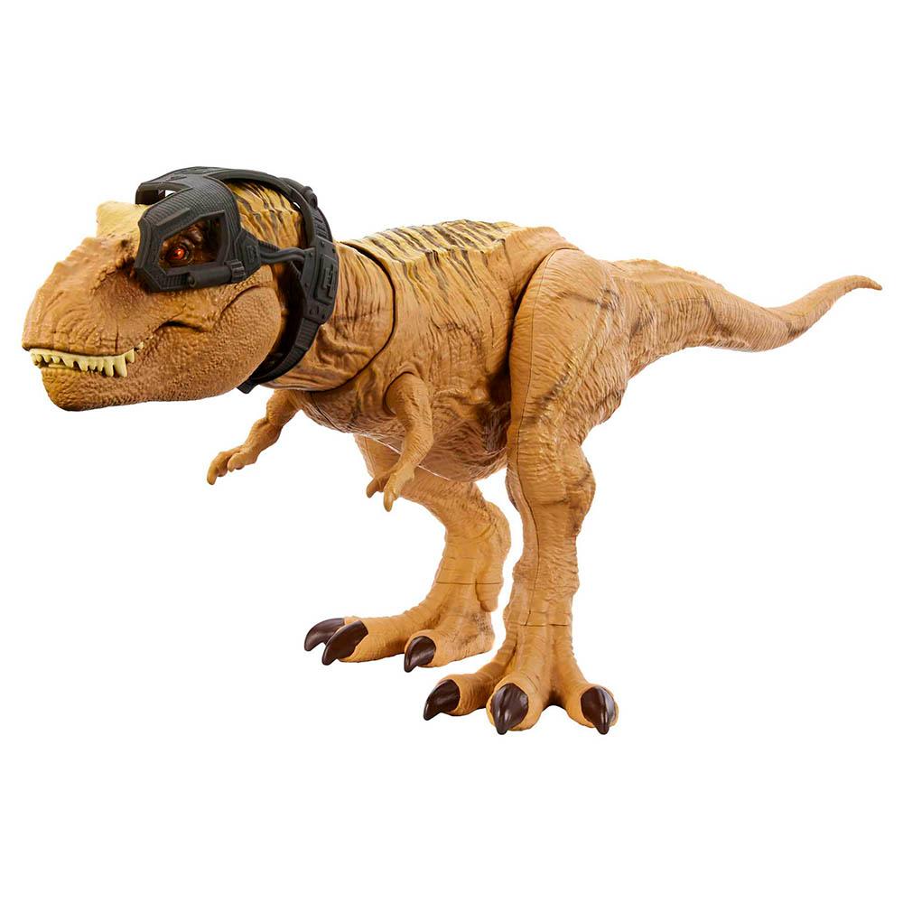 Mattel Games - Jurassic World New Feature T Rex Figure - Beige