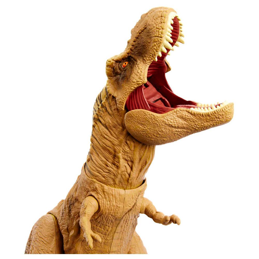 Mattel Games - Jurassic World New Feature T Rex Figure - Beige