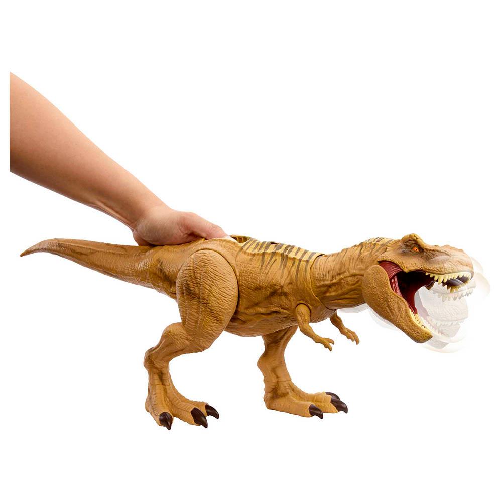 Mattel Games - Jurassic World New Feature T Rex Figure - Beige