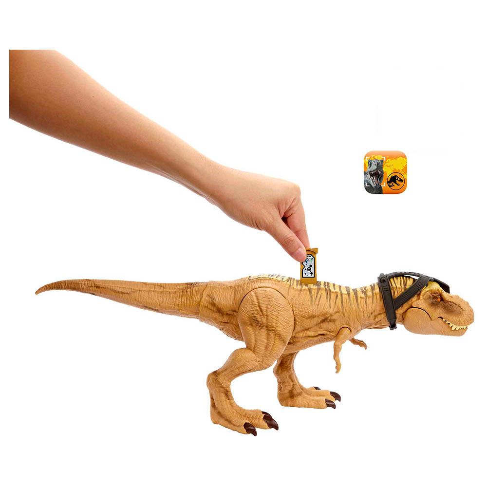 Mattel Games - Jurassic World New Feature T Rex Figure - Beige