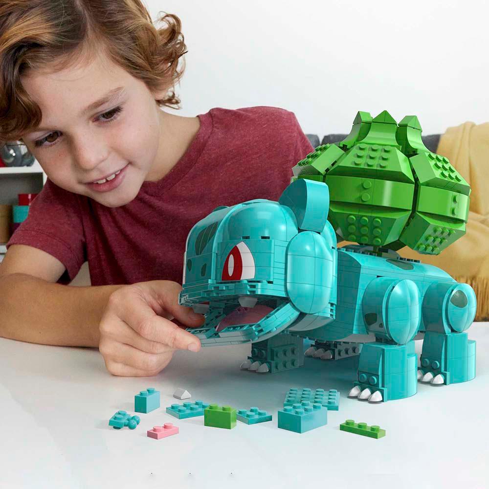 Mattel Games - Mega Pokemon Playset - Jumbo Bulbasaur - 789pcs