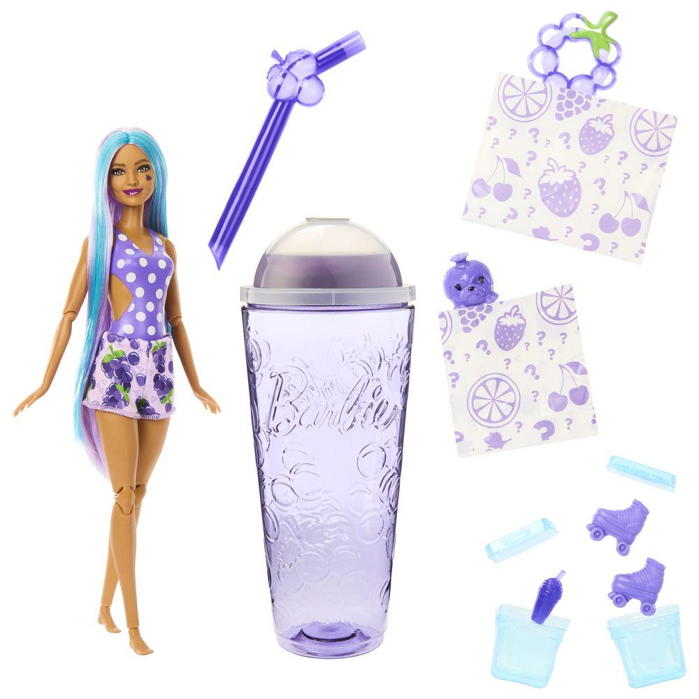 Barbie - Pop Reveal Juicy Fruit Series Doll - Grape Fruits theme