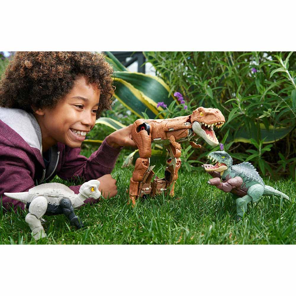 Mattel Games - Jurassic World Fierce Changers Dinosaur Figure - Mega Stretch