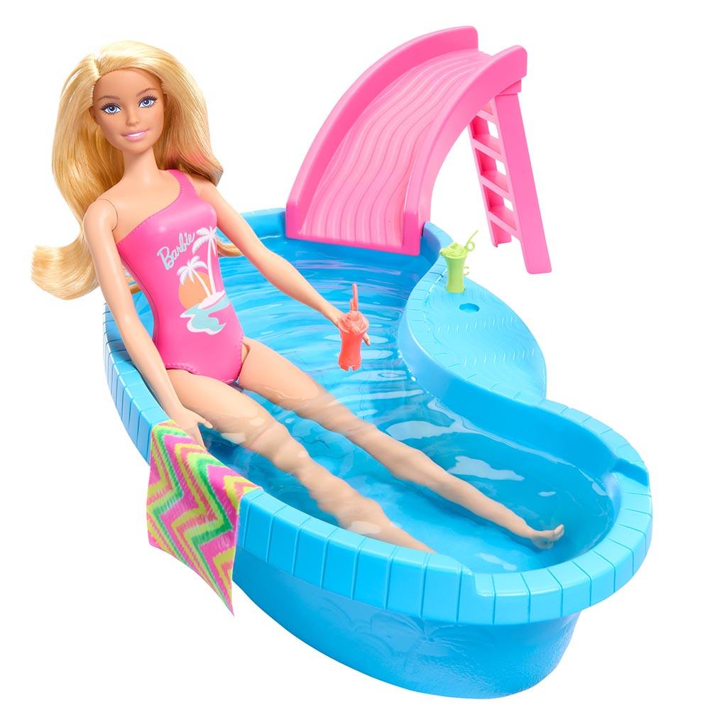 Barbie - Pool With Doll Playset