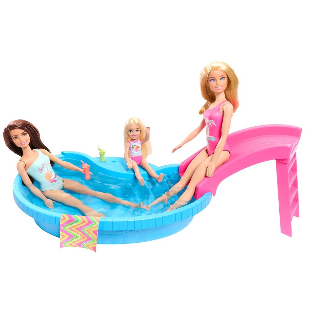 Barbie - Pool With Doll Playset