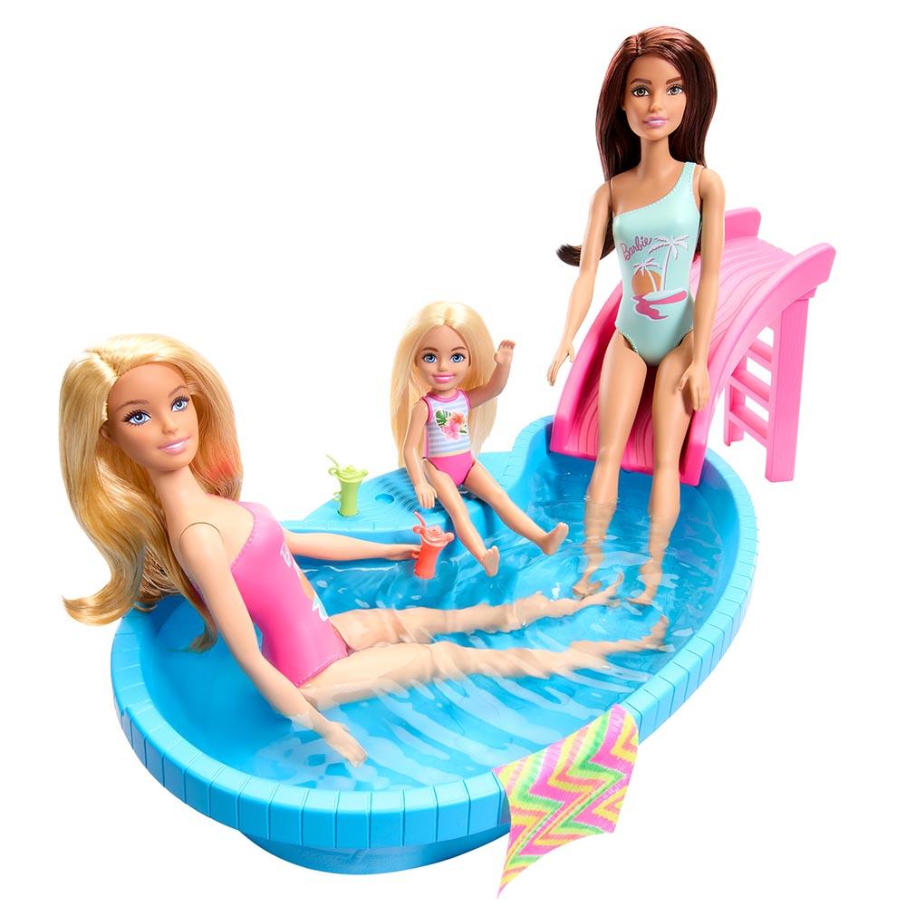 Barbie - Pool With Doll Playset