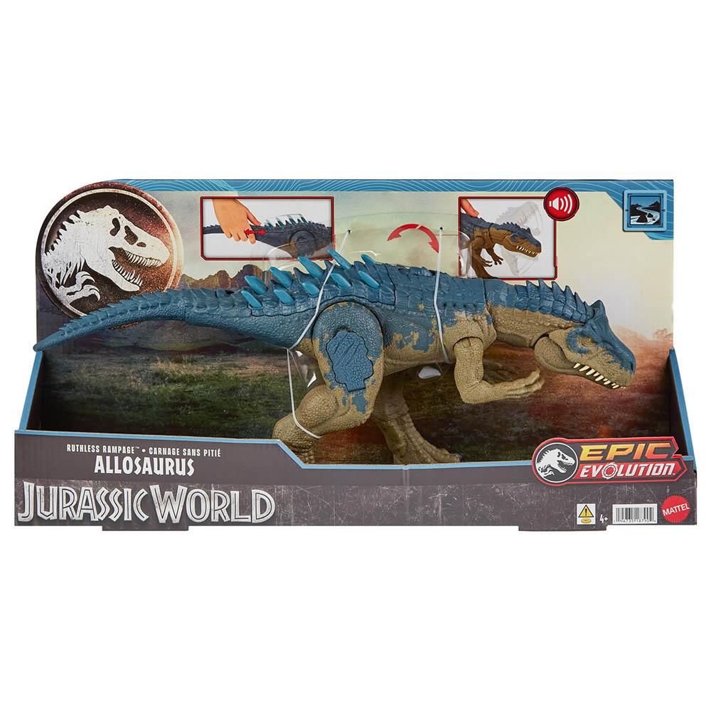 Jurassic World - Rampagin' Allosaurus Dinosaur Toy - 22cm