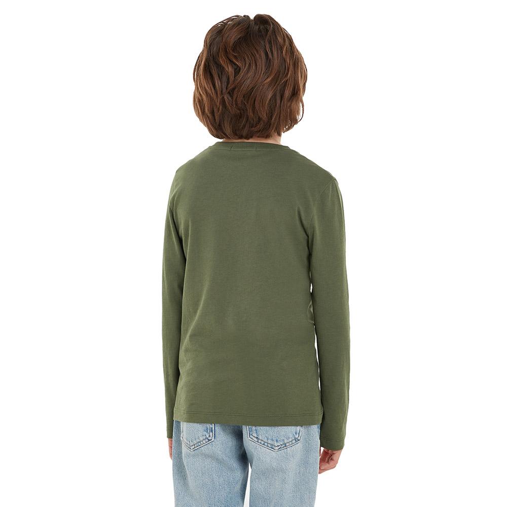 Calvin Klein - Boys Monogram Long Sleeves T-Shirt - Thyme