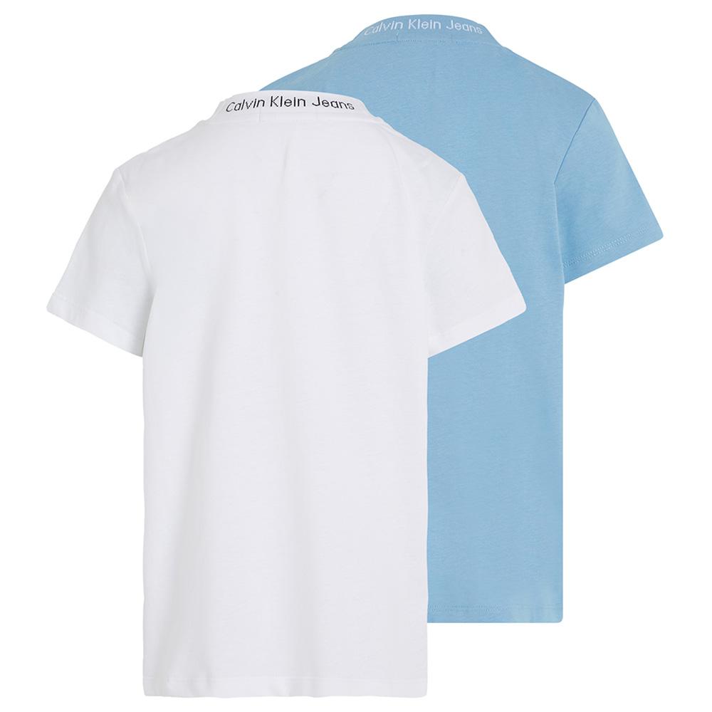 Calvin Klein - 2pc-Set - Short Sleeves Logo T-Shirt - Blue