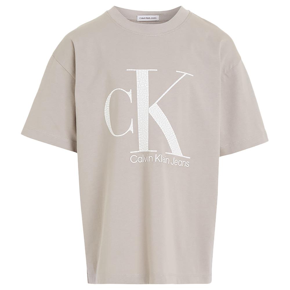 Calvin Klein - Marble Monogram Short Sleeves T-Shirt - Porpoise