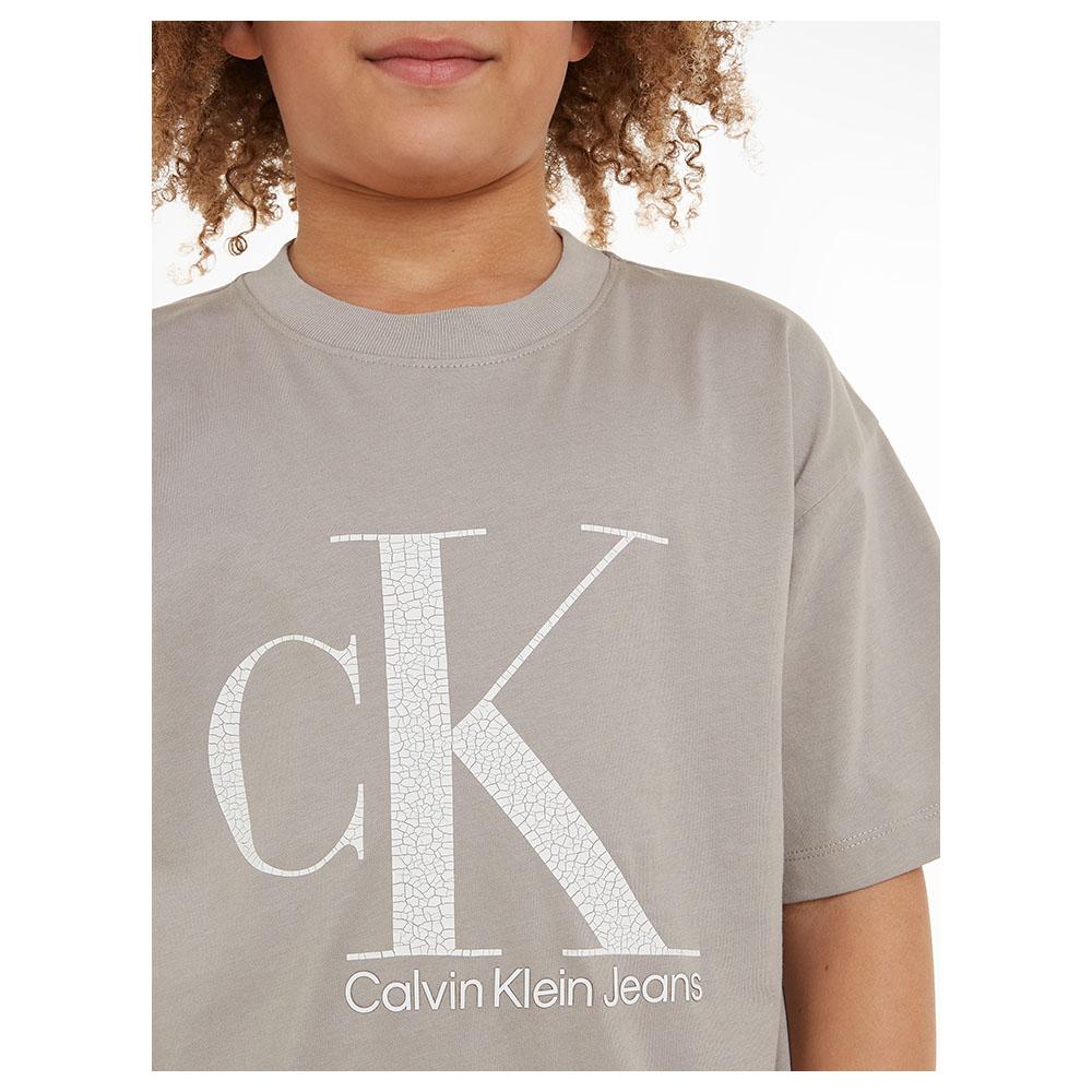 Calvin Klein - Marble Monogram Short Sleeves T-Shirt - Porpoise