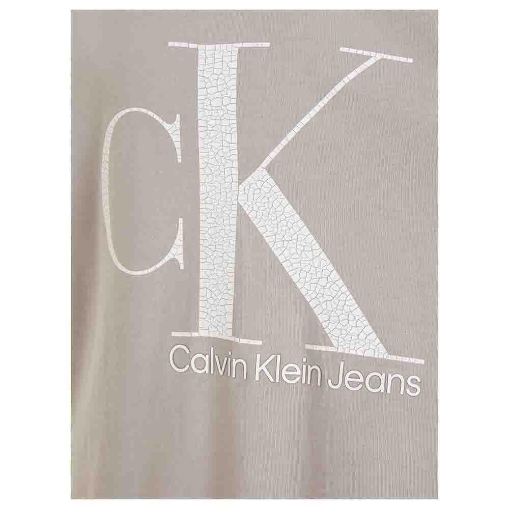 Calvin Klein - Marble Monogram Short Sleeves T-Shirt - Porpoise