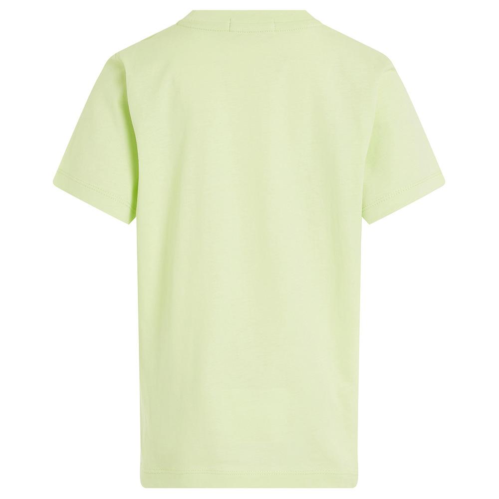 Calvin Klein - Pixel Logo Relaxed Short Sleeve T-Shirt - Green