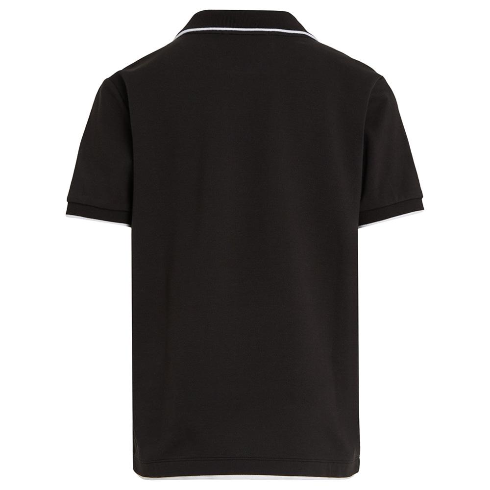 Calvin Klein - Intarsia Logo Polo Shirt - Black