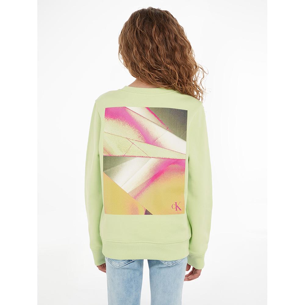 Calvin Klein - Colour Flow Graphic Sweatshirt - Green