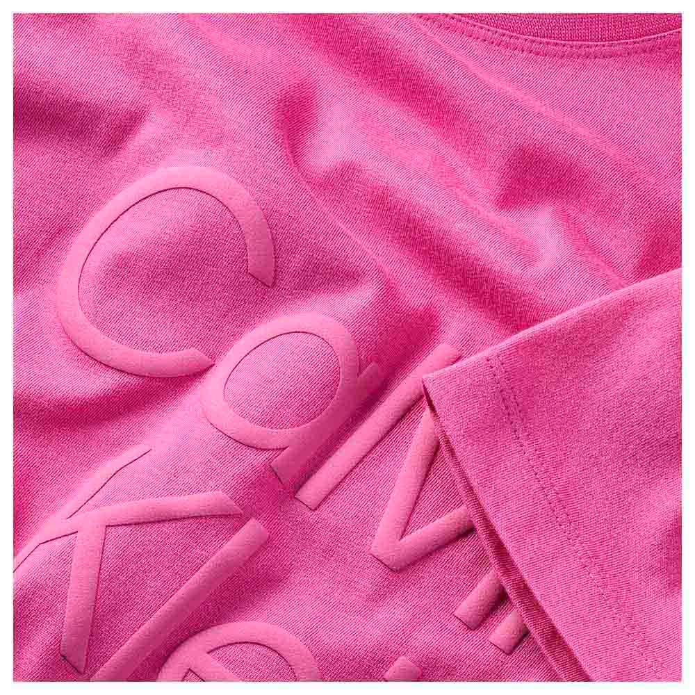 Calvin Klein - Puff Hero Logo T-Shirt - Pink