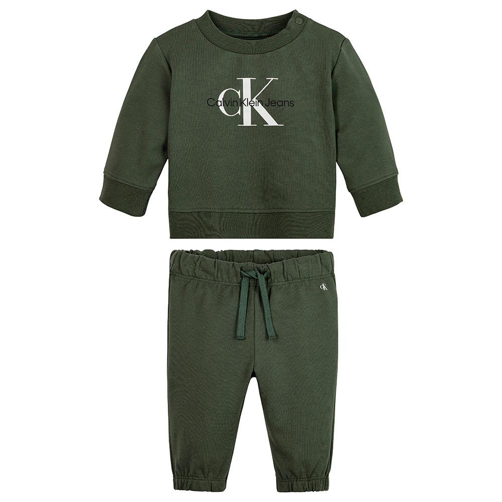 Calvin Klein - Newborn Logo Tracksuit - Thyme